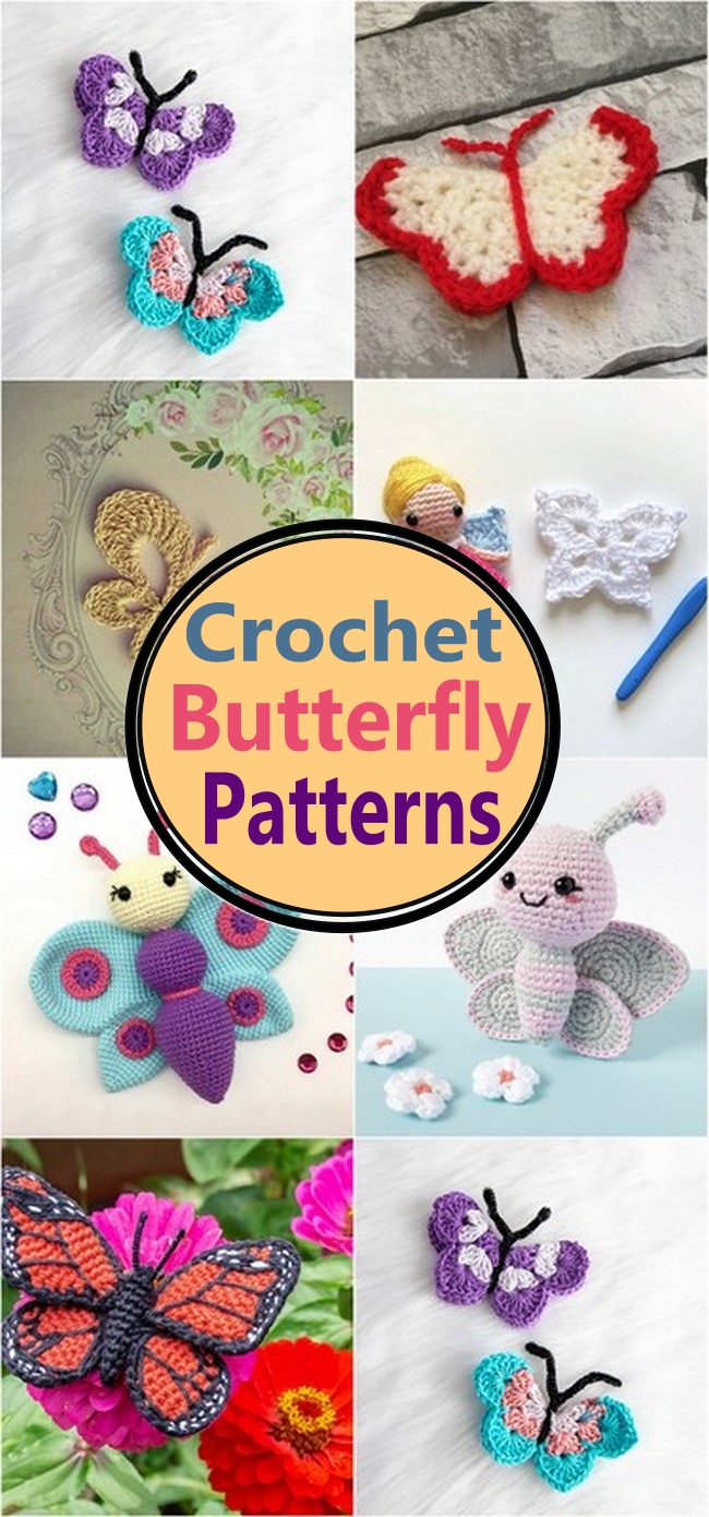  Free Crochet Butterfly Patterns 