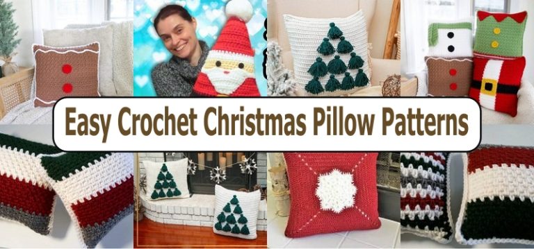 Easy Crochet Christmas Pillow Patterns