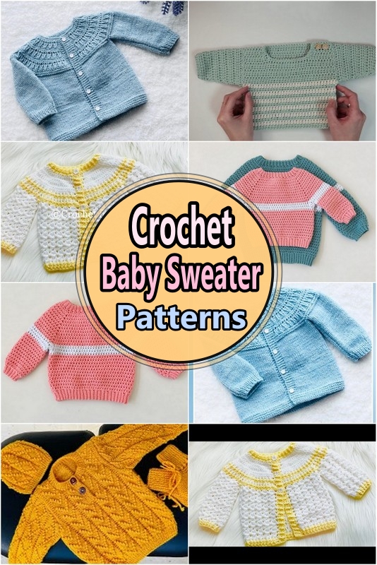 Crochet Baby Sweater Patterns 