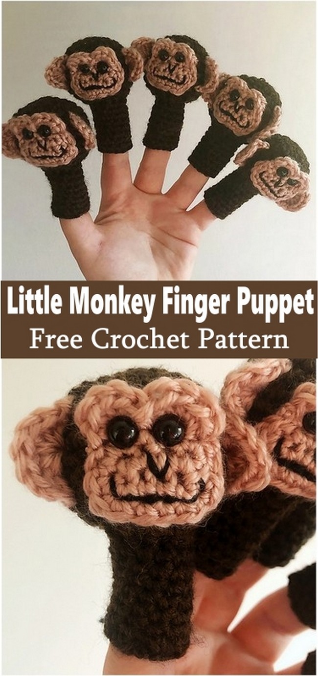 Little Monkey Finger Puppet