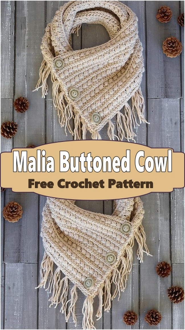 Malia Buttoned Cowl