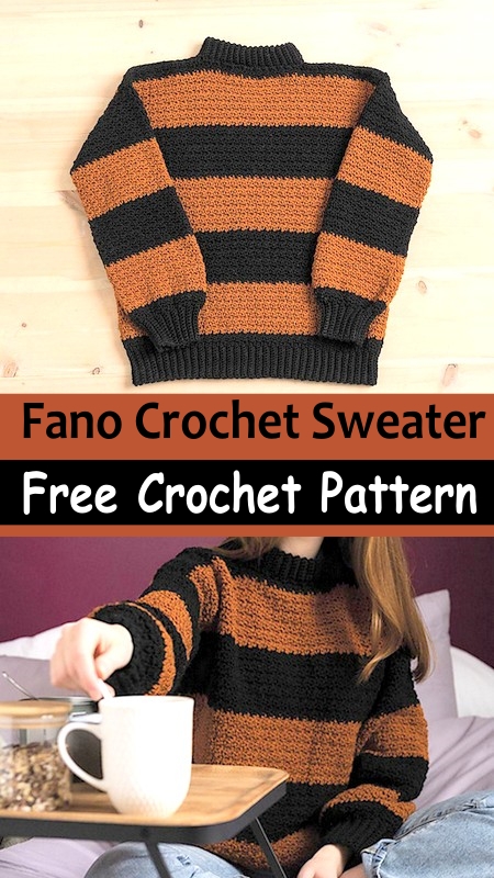 Free Crochet Sweater is Perfect for Winter