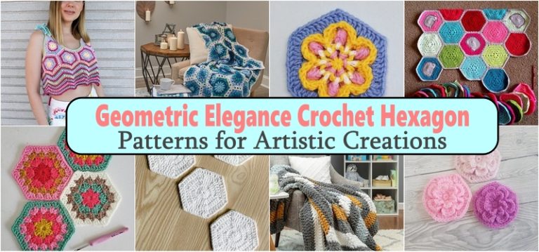 Geometric Elegance Crochet Hexagon Patterns for Artistic Creations