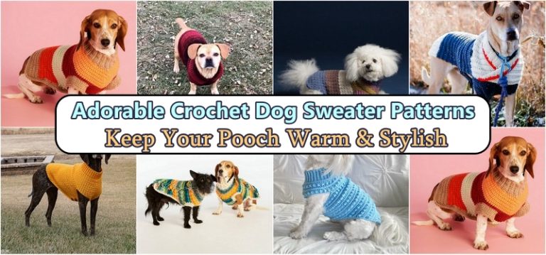 Adorable Crochet Dog Sweater Patterns Keep Your Pooch Warm & Stylish