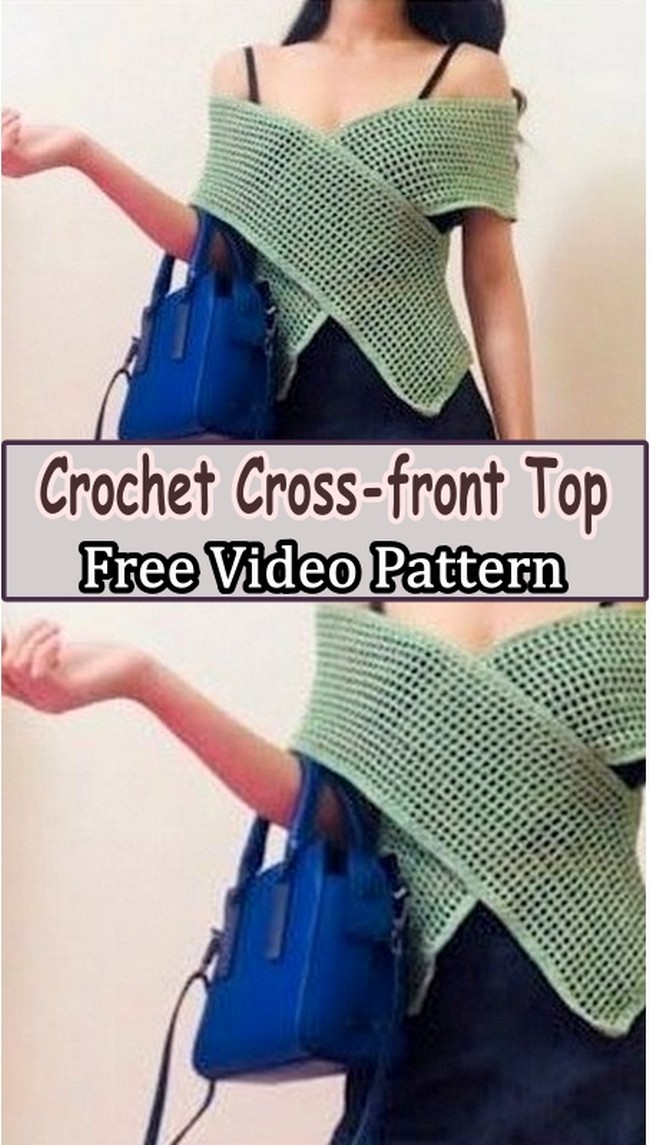 Crochet Cross-front Top