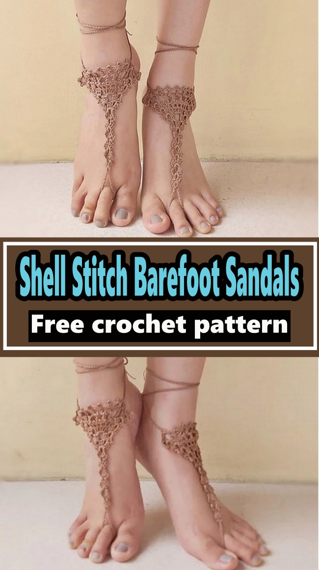 Shell Stitch Barefoot Sandals