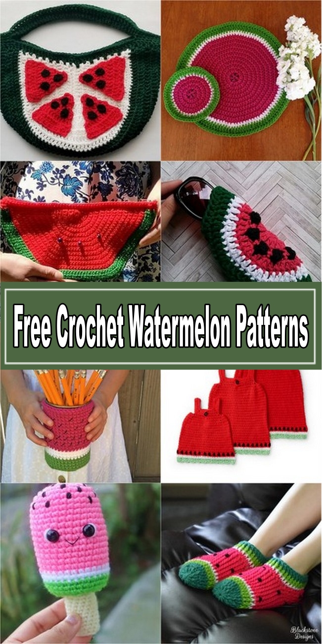 Free Crochet Watermelon Patterns