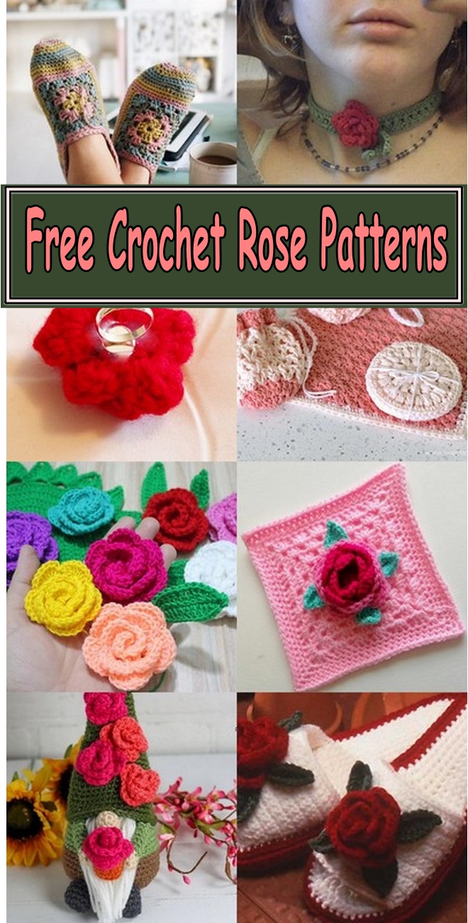 Free Crochet Rose Patterns