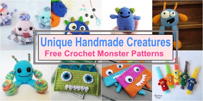 Unique Handmade Creatures Free Crochet Monster Patterns