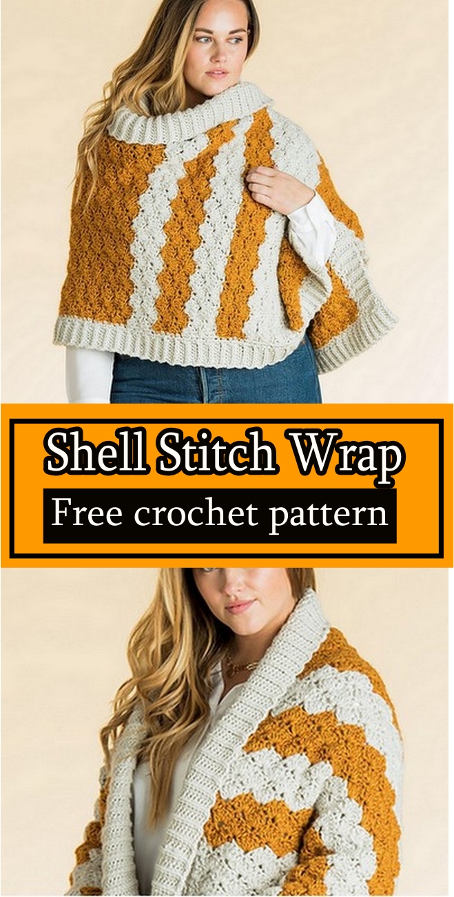 Shell Stitch Wrap