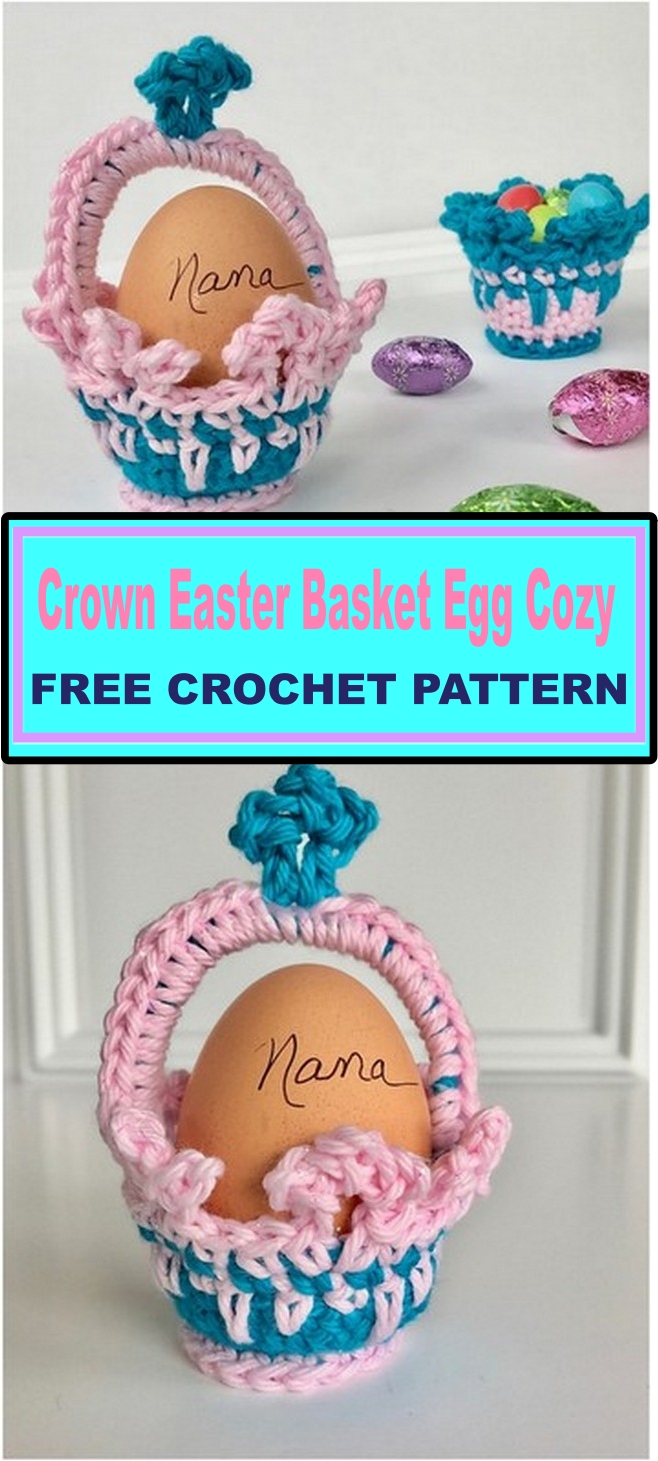 Crown Easter Basket Egg Cozy