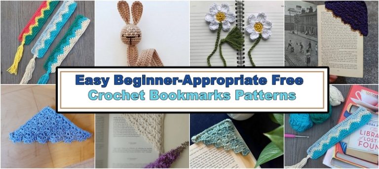 Easy Beginner-Appropriate Free Crochet Bookmarks Patterns