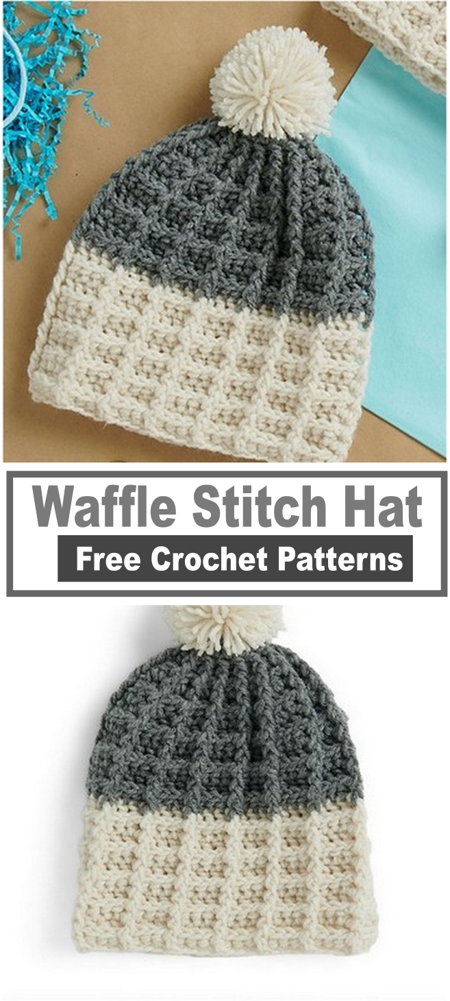 Waffle Stitch Hat