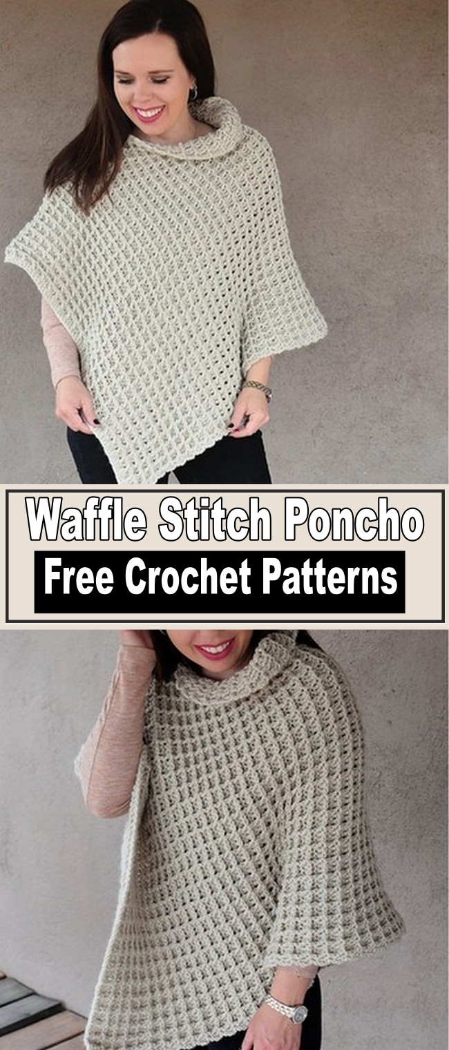 Waffle Stitch Poncho