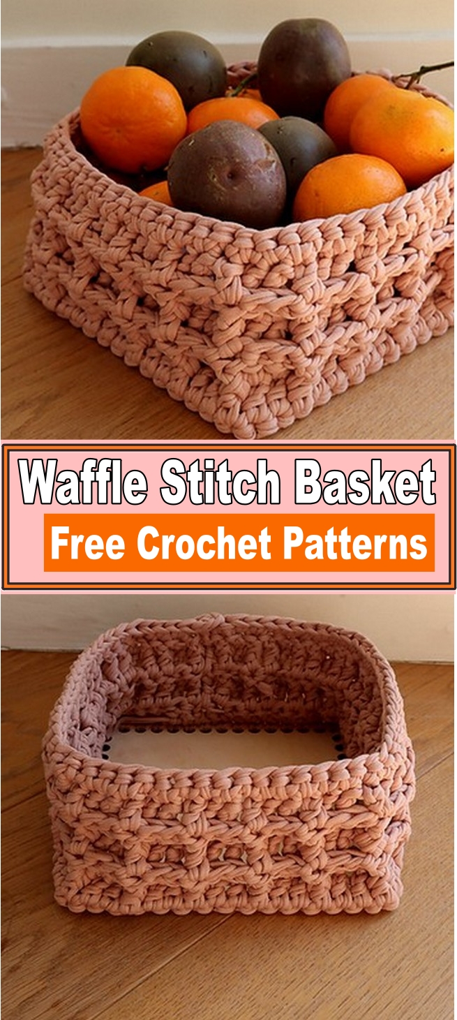 Waffle Stitch Basket