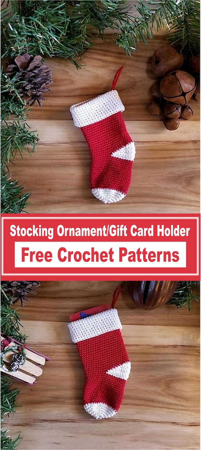 Stocking Ornament/Gift Card Holder