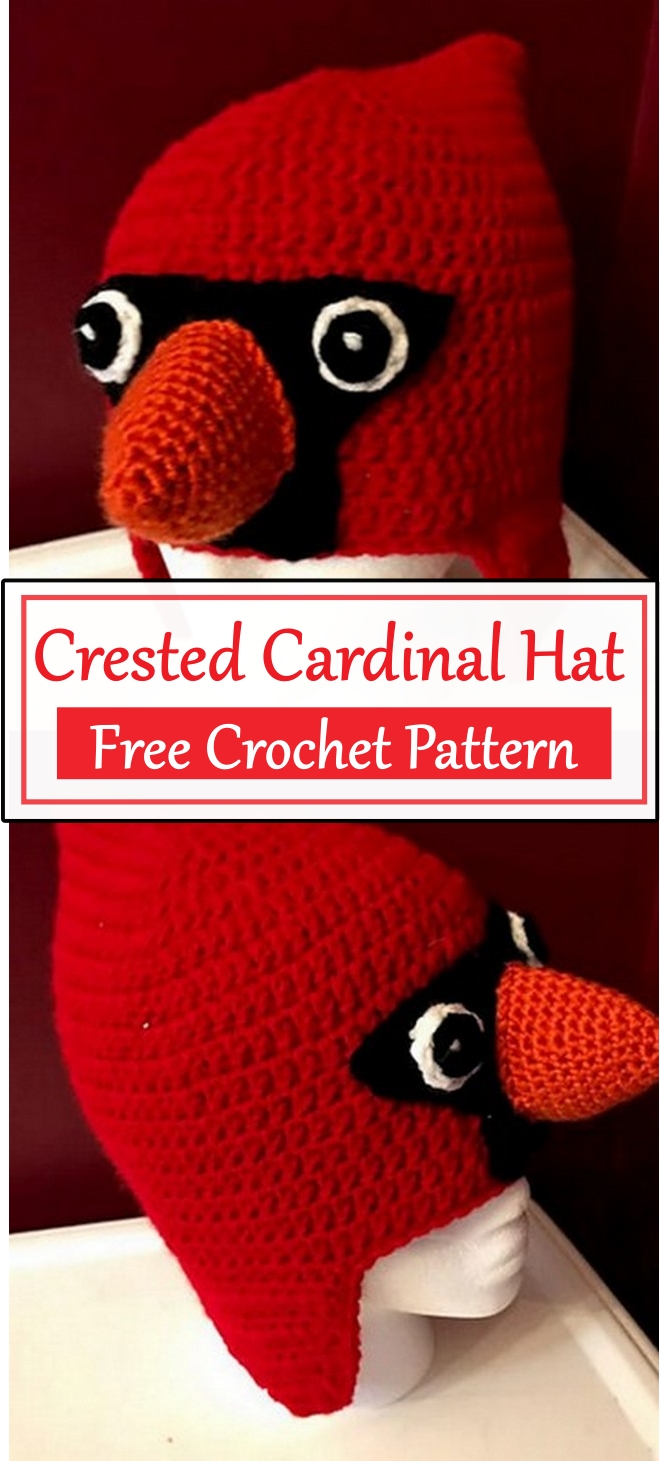 Crested Cardinal Hat