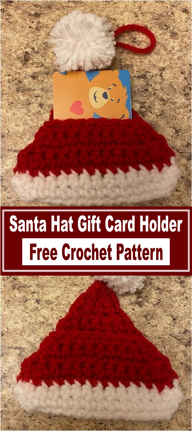 Santa Hat Gift Card Holder