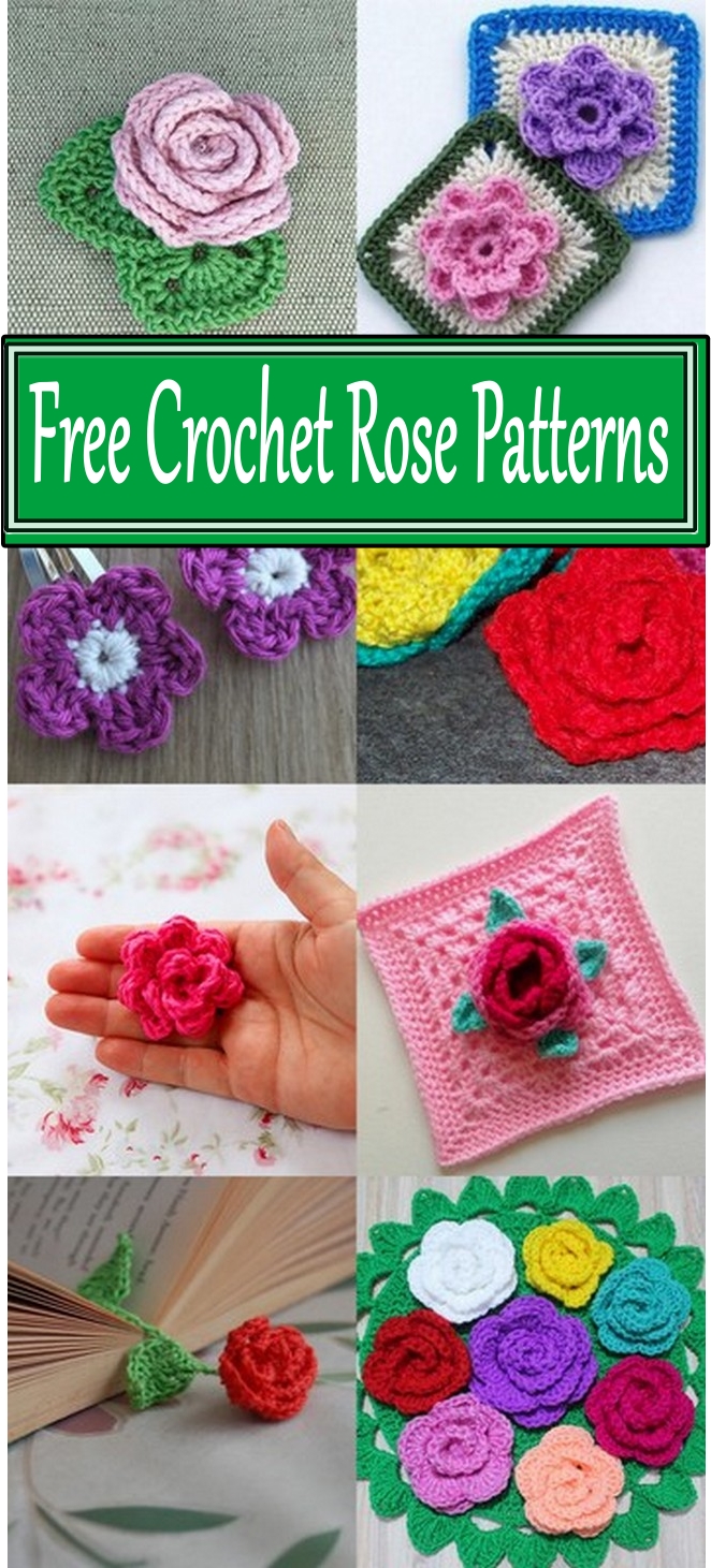 Free Crochet Rose Patterns