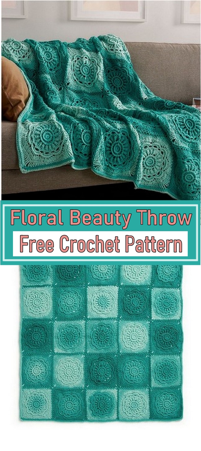 Floral Beauty Throw 