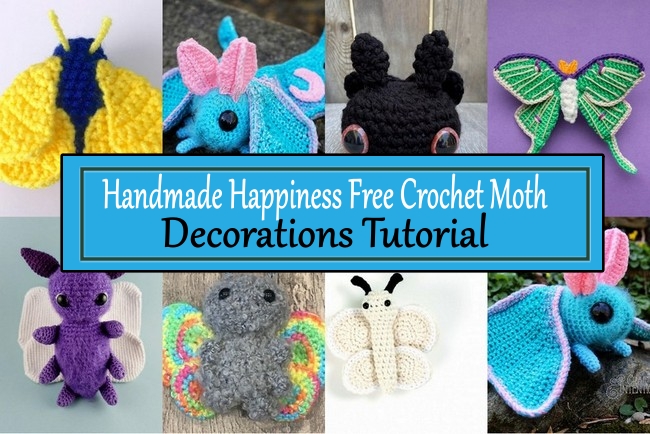Handmade Happiness Free Crochet Moth Decorations Tutorial