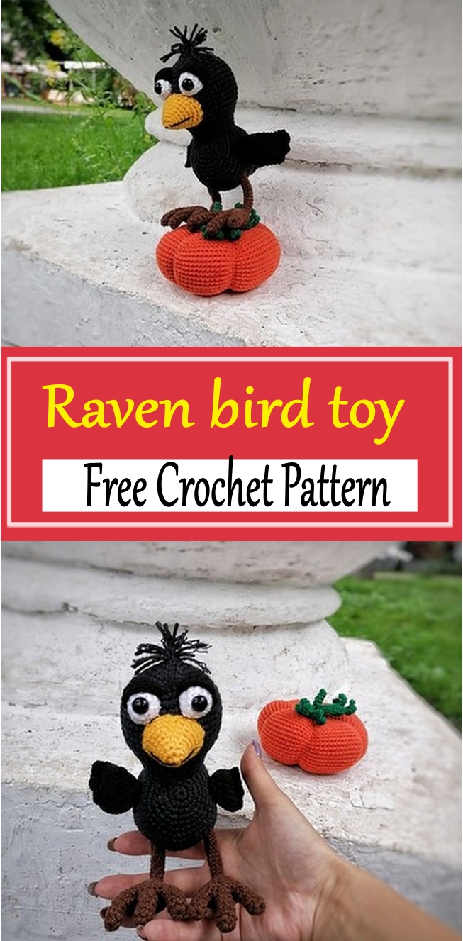 Raven bird toy