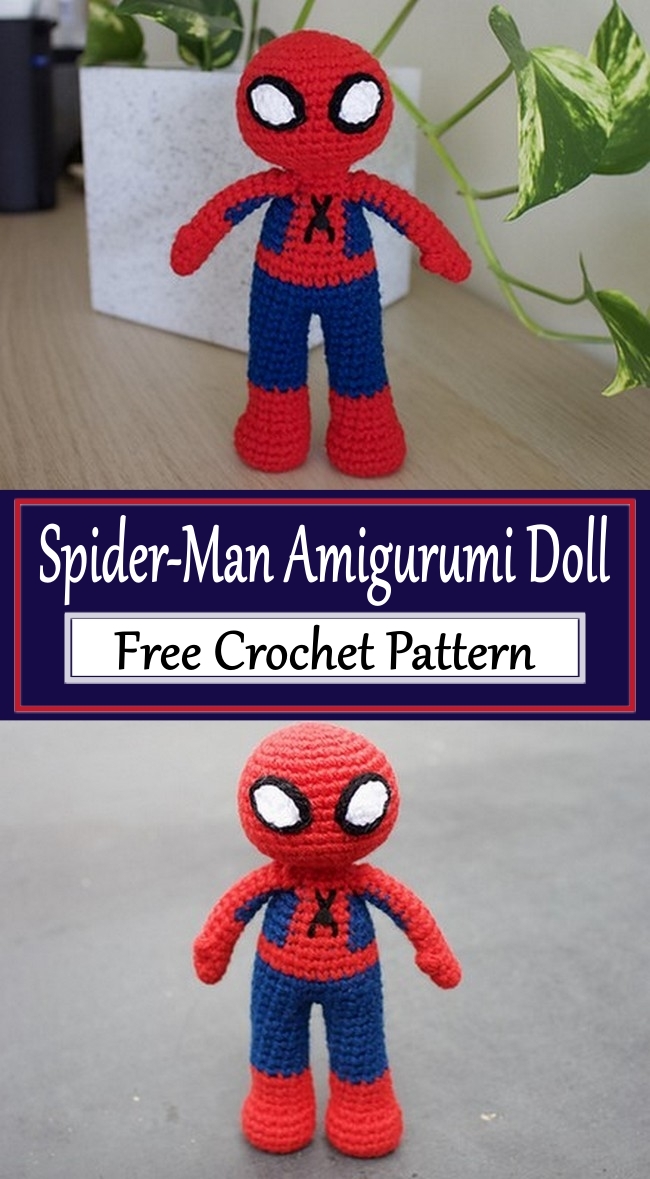 Spider-Man Amigurumi Doll