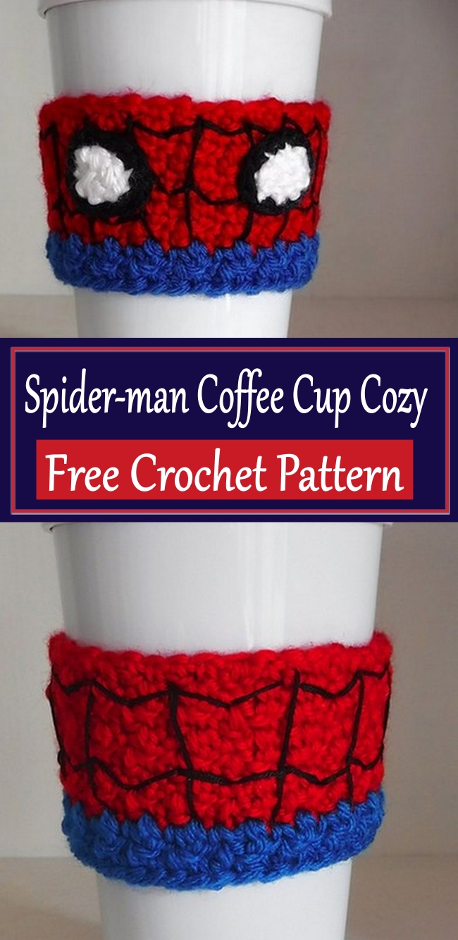 Spider-man Coffee Cup Cozy