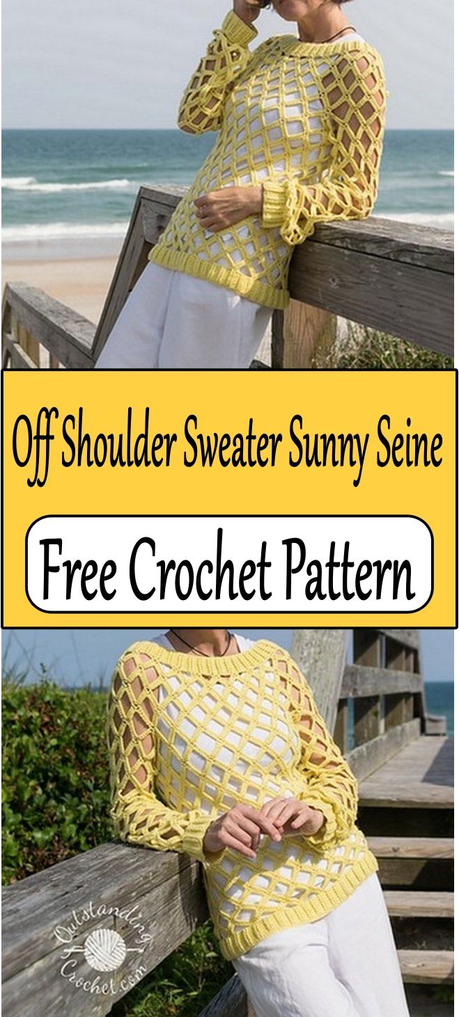 Off Shoulder Sweater Sunny Seine