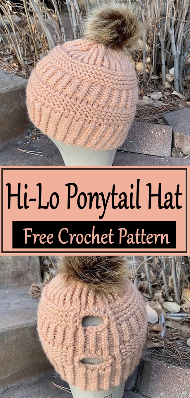 Hi-Lo Ponytail Hat