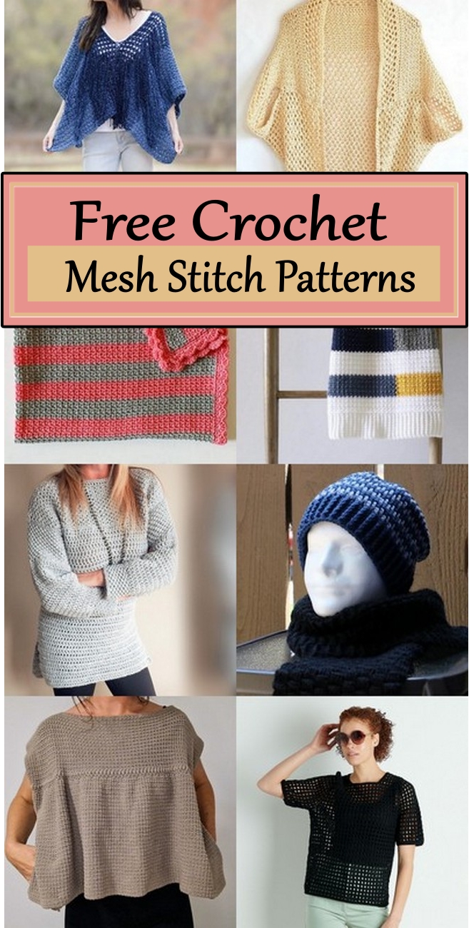 Crochet Mesh Stitch Patterns