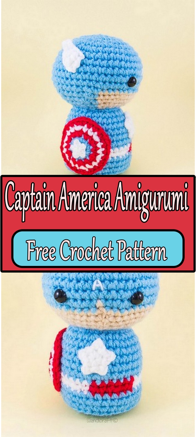 Captain America amigurumi