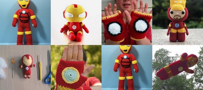 Handmade Free Creative Crochet Iron Man Patterns Design and Tips