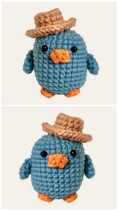 Crochet Perry the Platypus with Hat