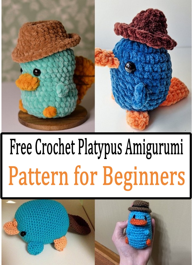 Free Crochet Platypus Amigurumi Pattern for Beginners
