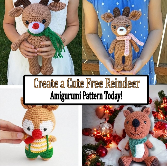 Create a Cute Free Reindeer Amigurumi Pattern Today!