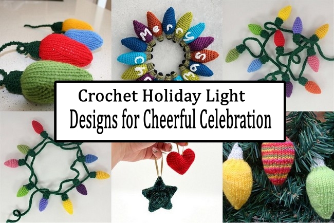 Crochet Holiday Light Designs for Cheerful Celebration