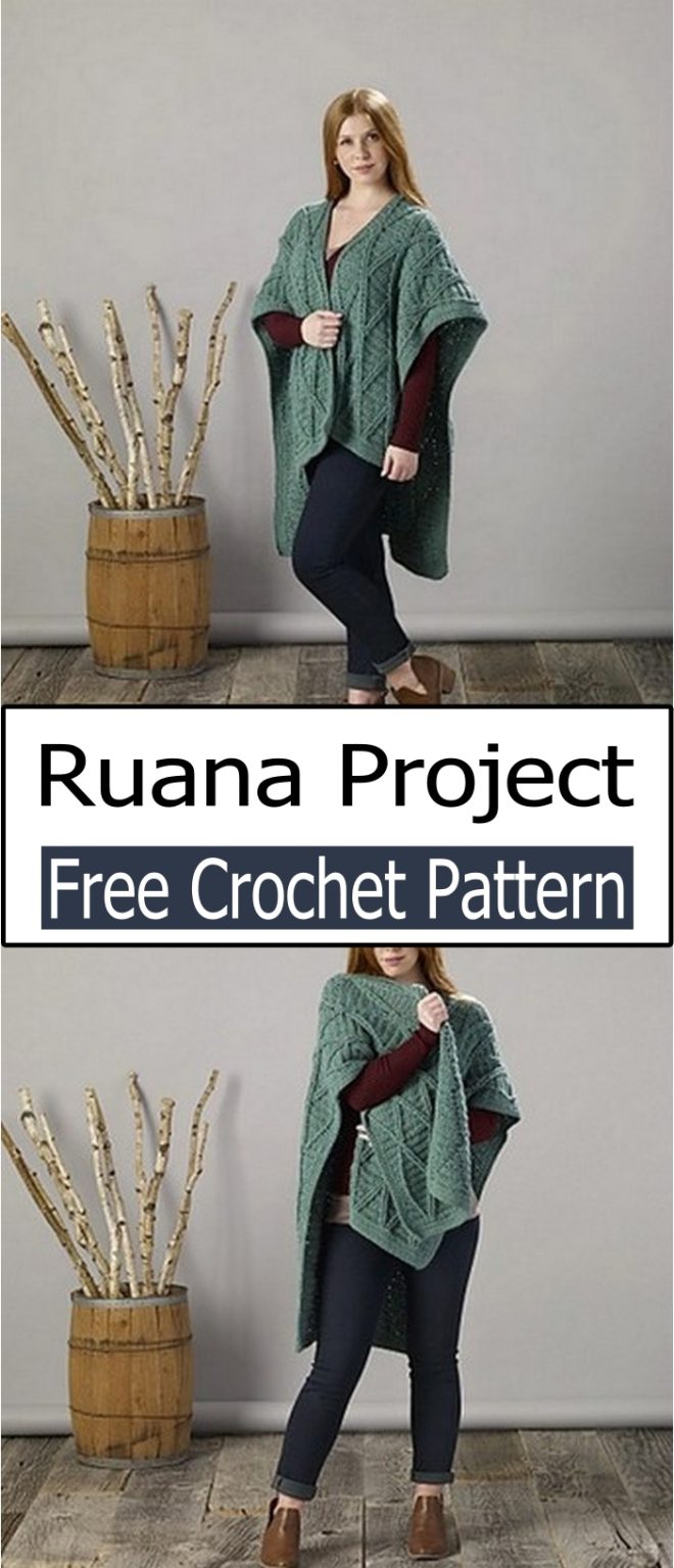Round Ruana Pattern Crochet Ruana Patterns
