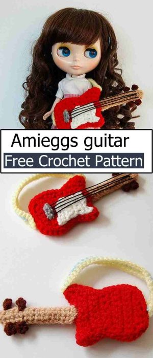 Crochet Guitar Amigurumi