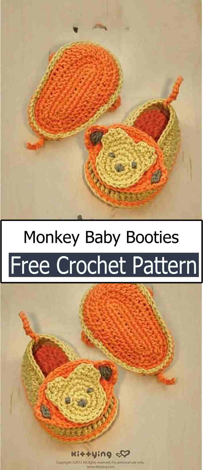 Monkey Baby Booties