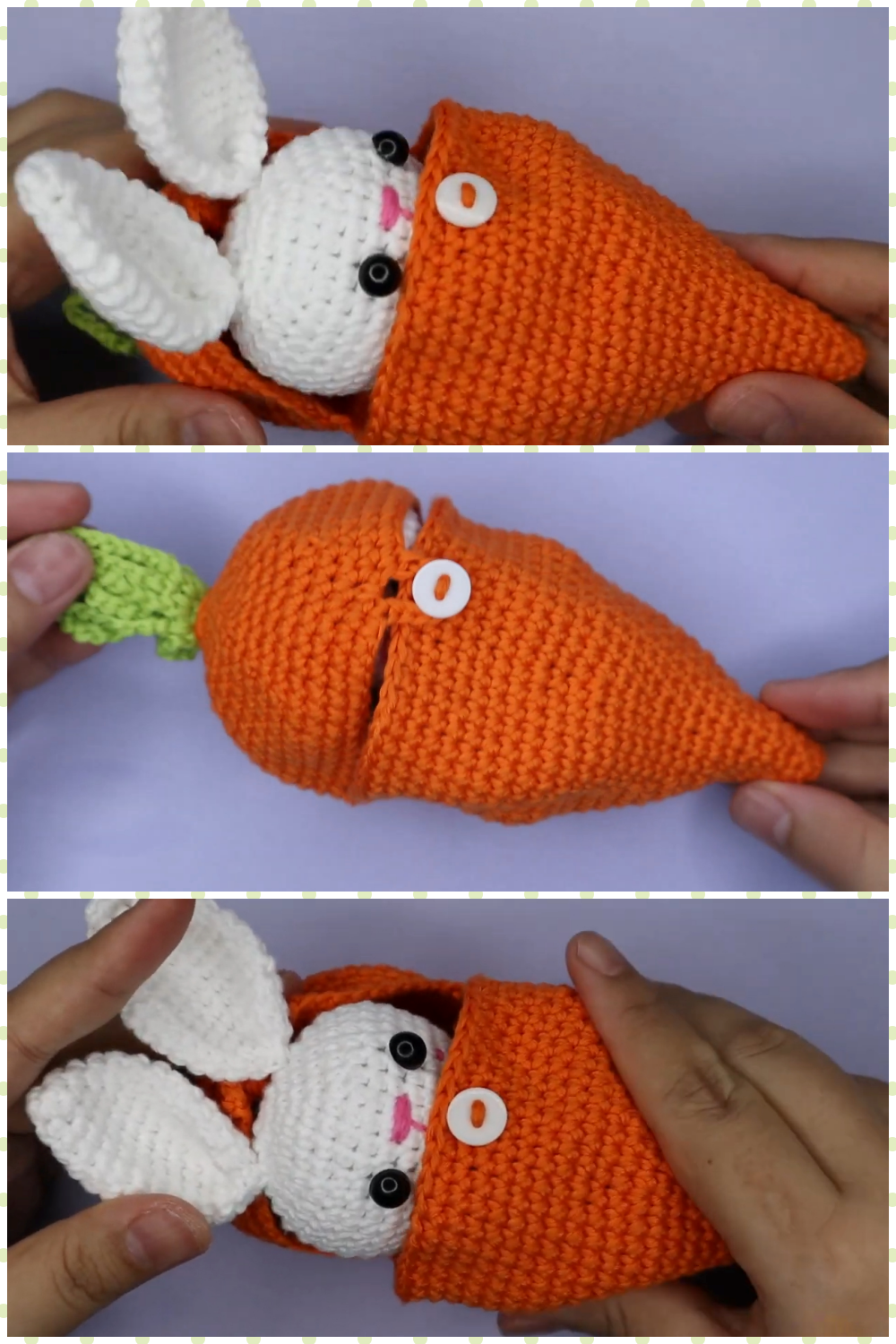 How To Crochet Carrot Amigurumi Tutorial