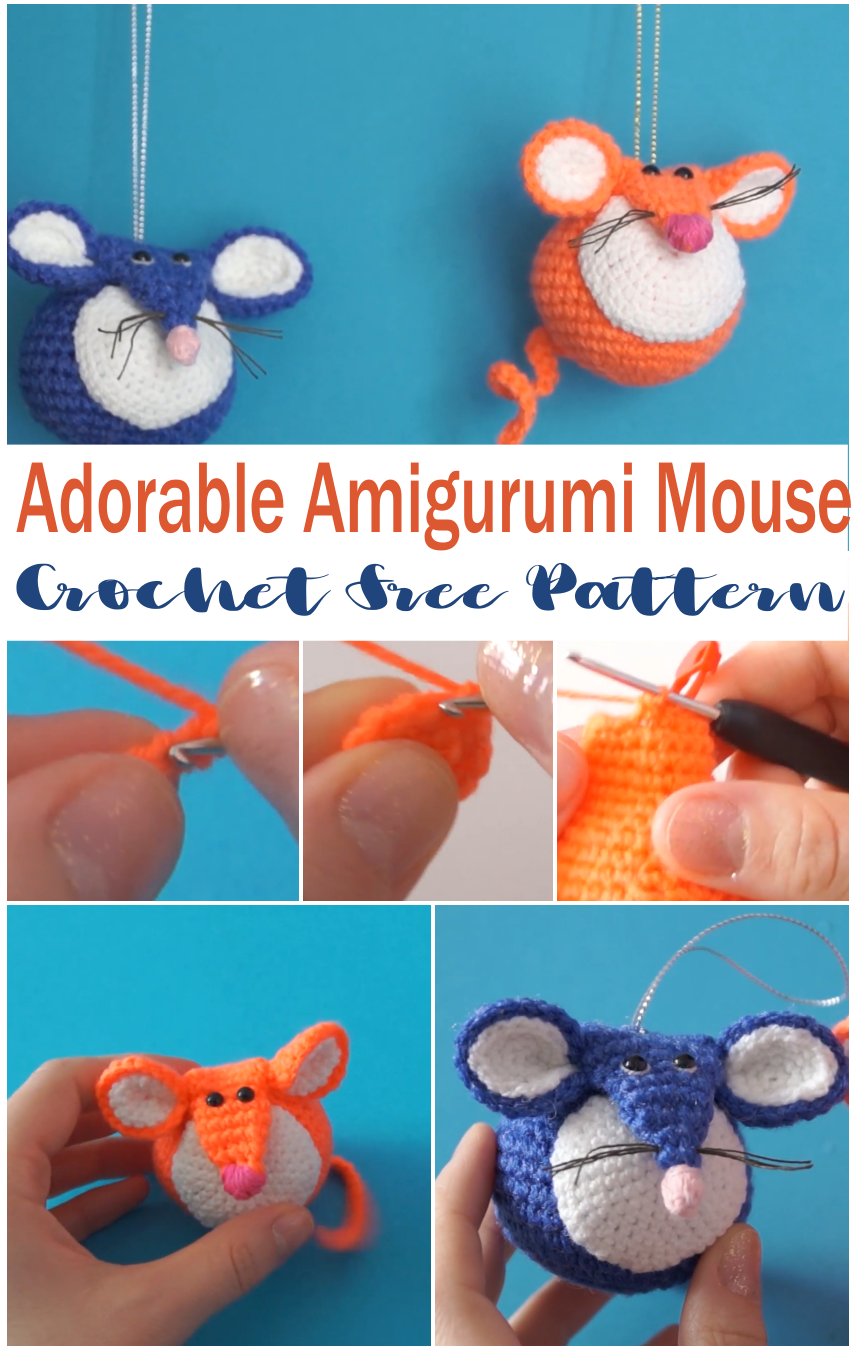 Step By Step Crochet Adorable Amigurumi Mouse For Beginners