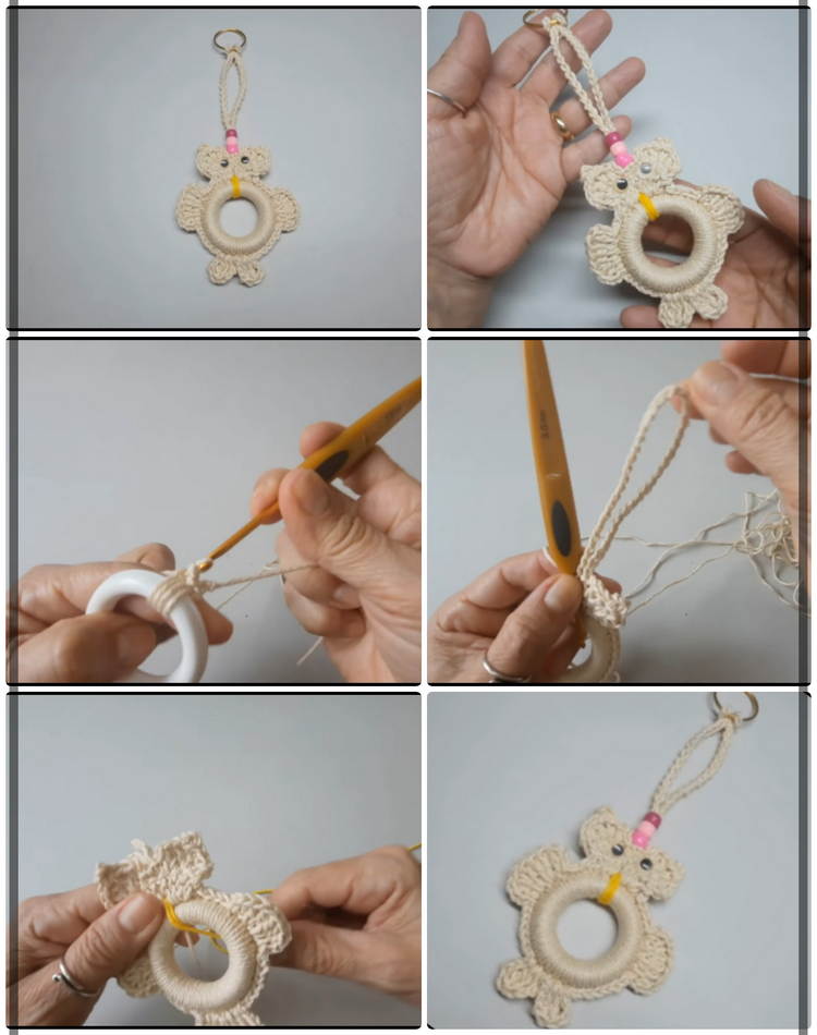durable and charming owl crochet keychain tutorial