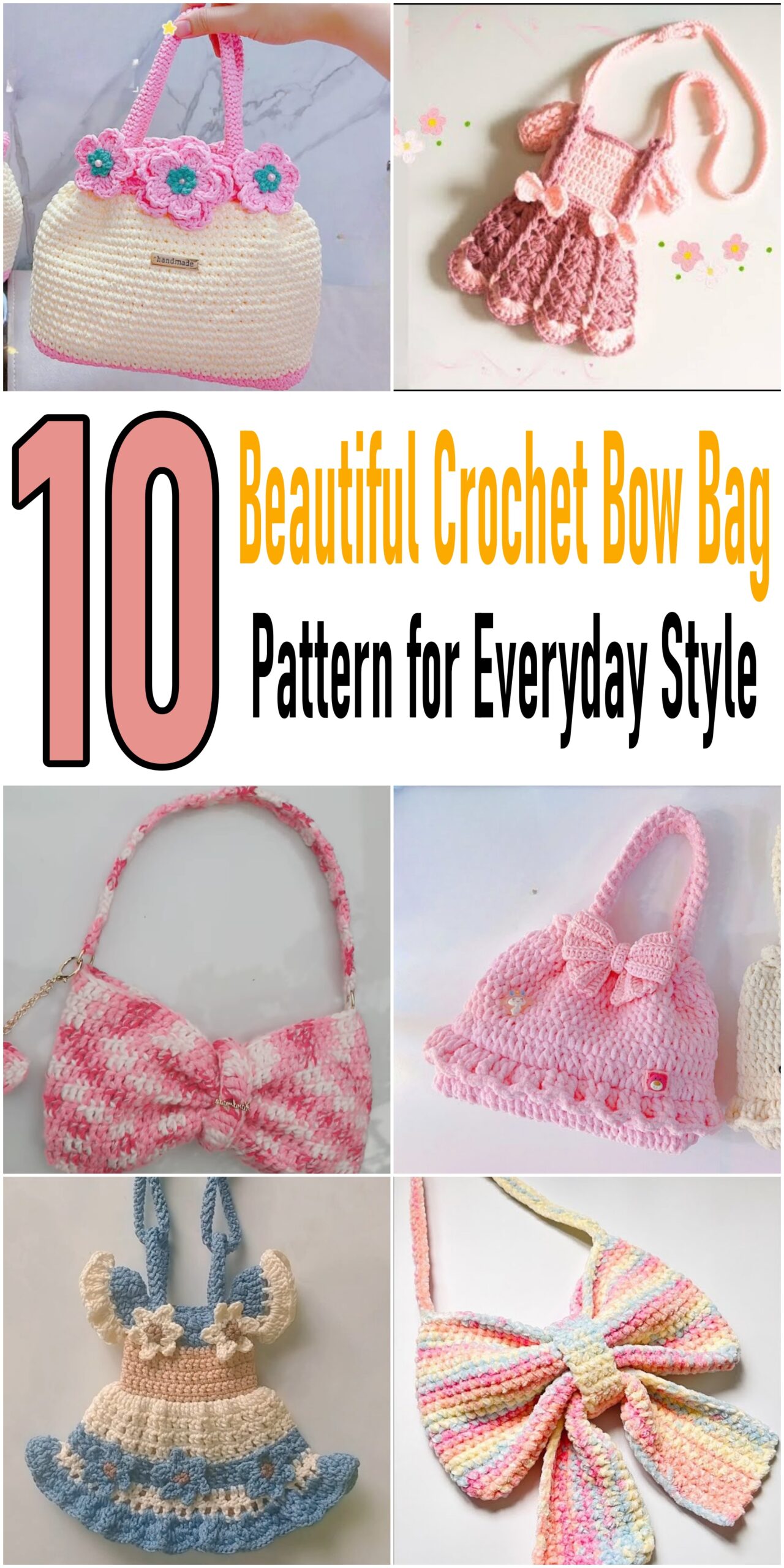 Beautiful Crochet Bow Bag Pattern for Everyday Style