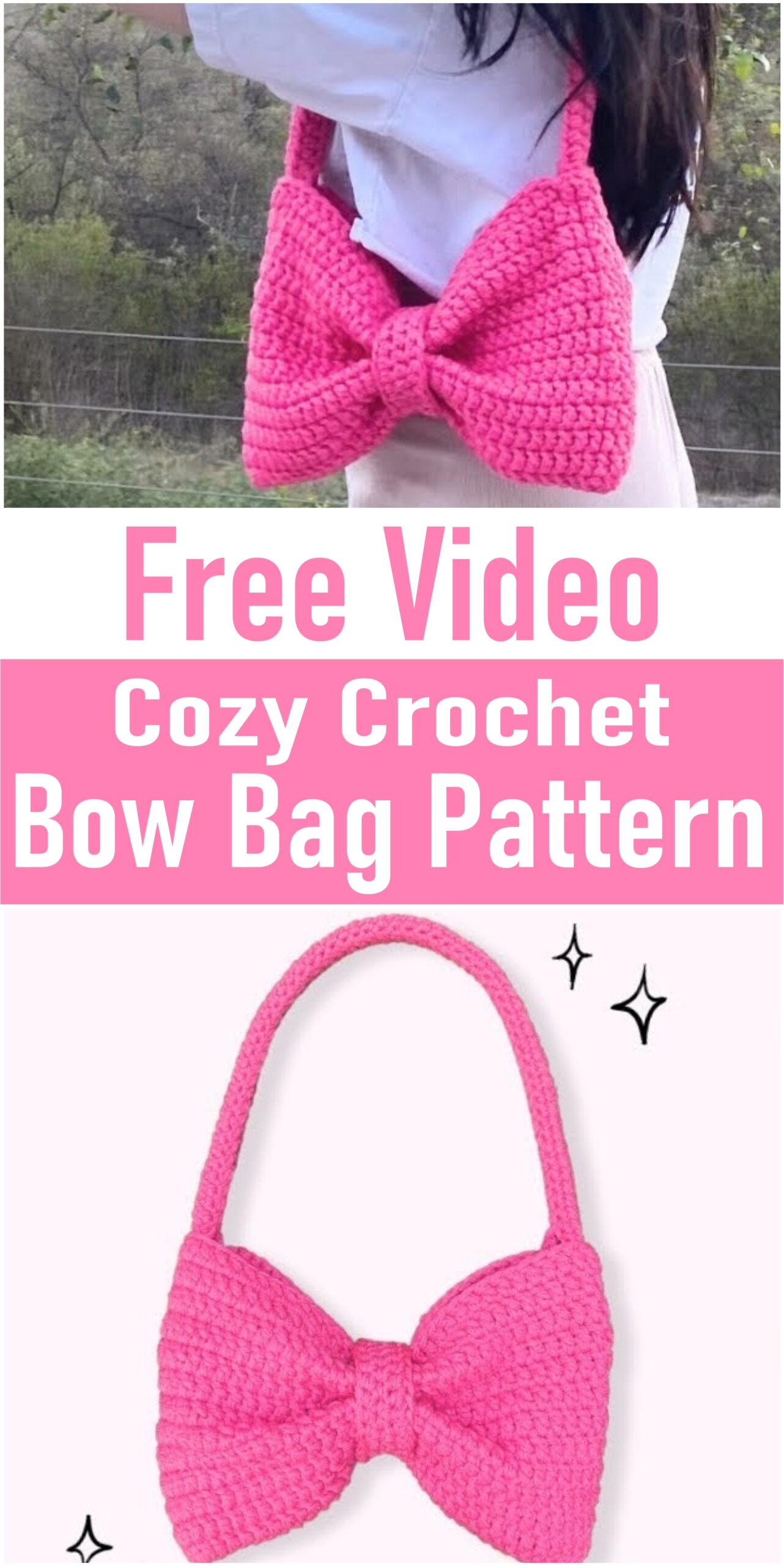 Cozy Crochet Bow Bag Pattern