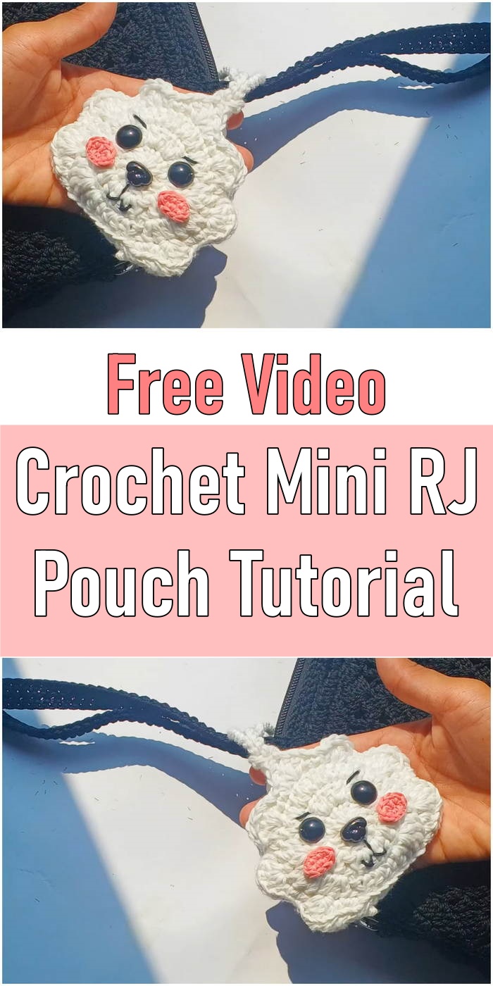 Crochet Mini RJ Pouch Tutorial