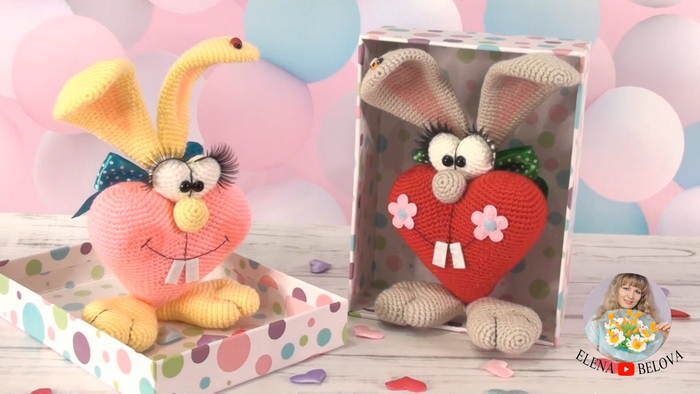 Eared Valentine’s Day Crochet Heart