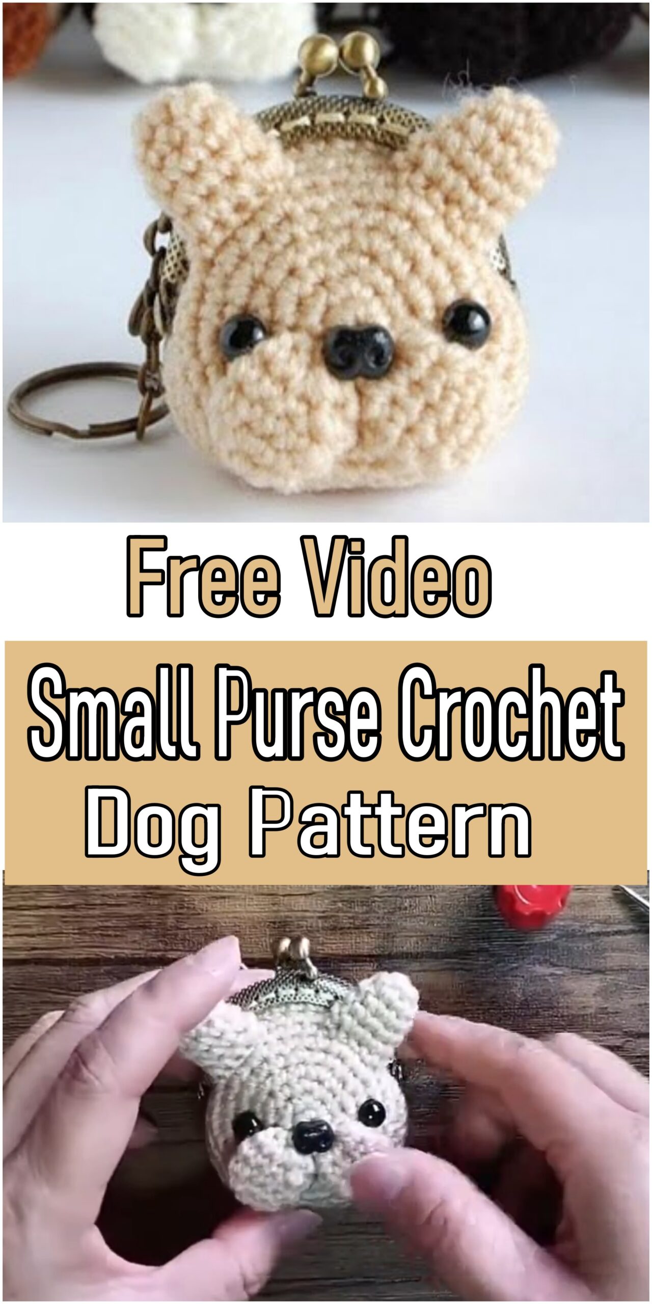 How to knit Purse Dog