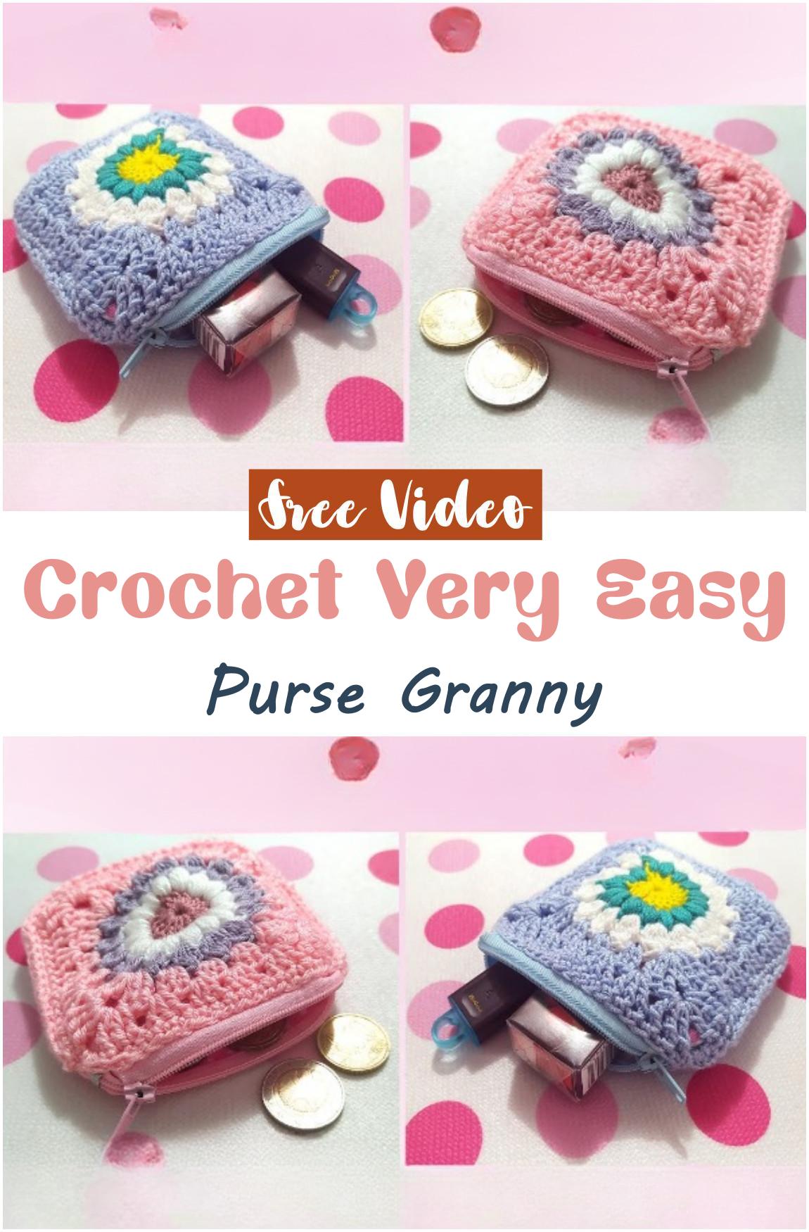 Crochet Very Easy Purse Granny