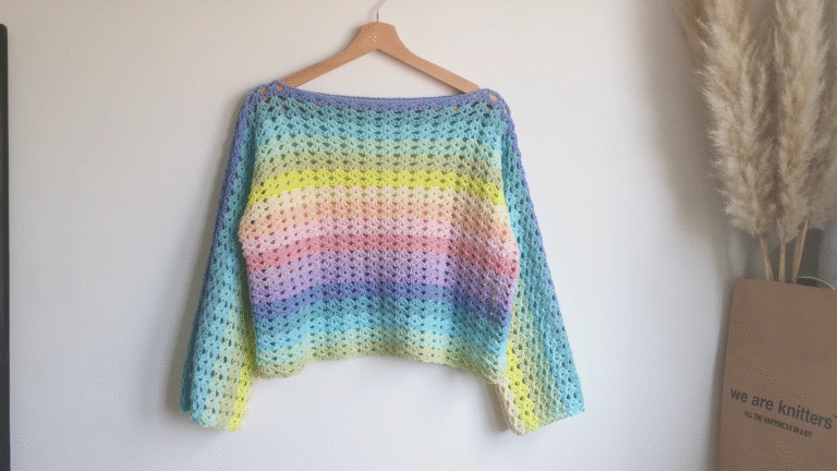Easy Crochet Summer Shrug Top – Perfect for Beginners!